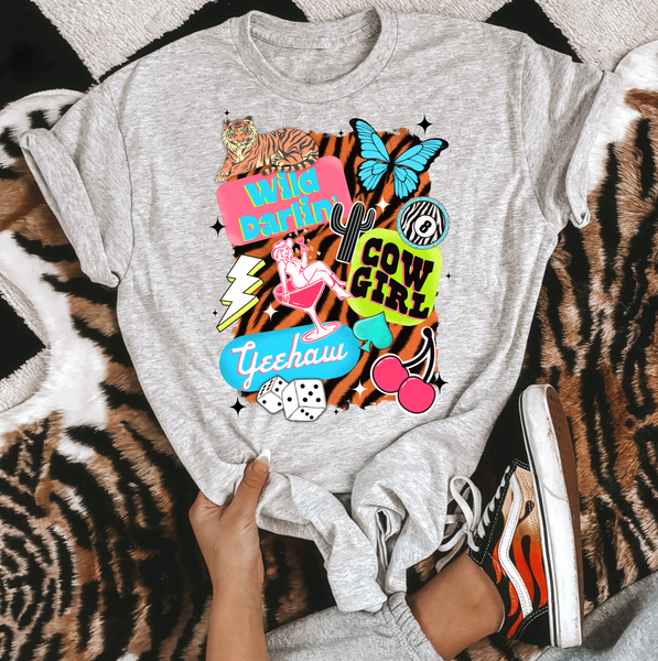 Wild Darlin Collage TEE or CREWNECK