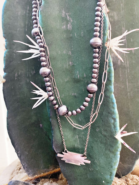 Layered Aztec Necklace