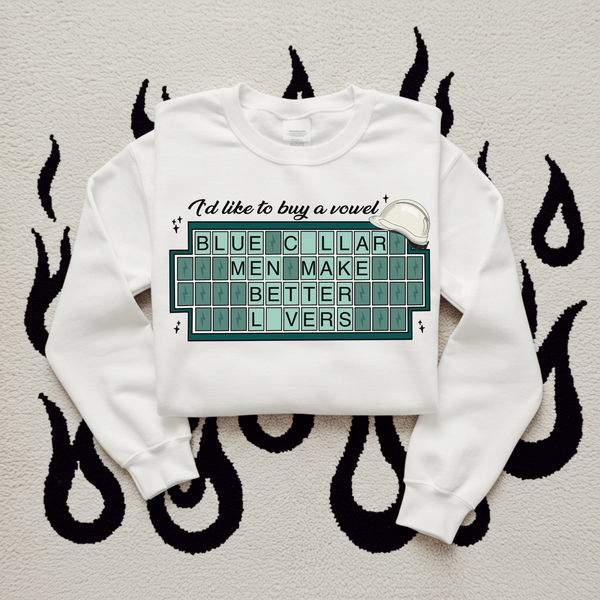 Buy a Vowel TEE or CREWNECK