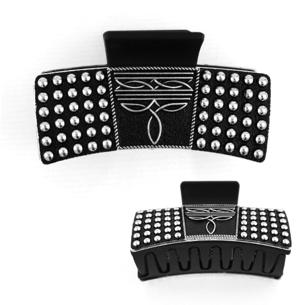 Boot Stitch Hair Claw