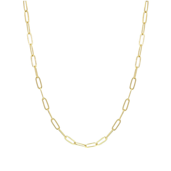 Paperclip Necklace - Gold