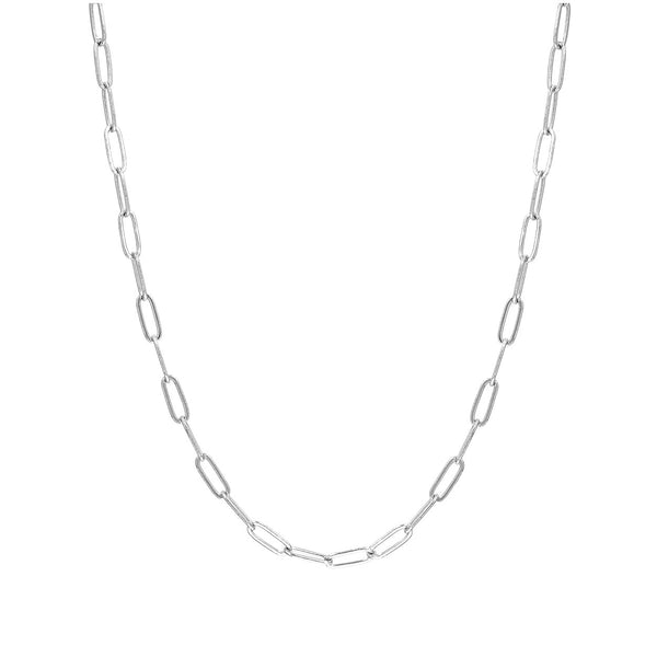 Paperclip Necklace - Silver