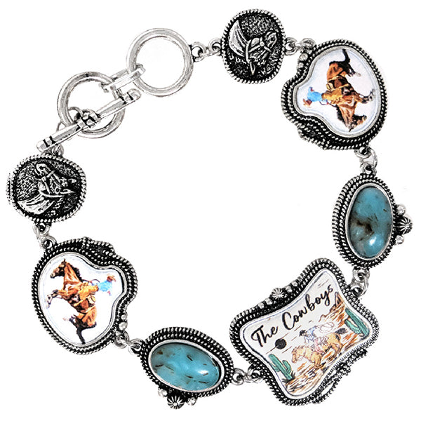 The Cowboys Charm Bracelet