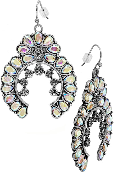 Crystal Squash Earrings