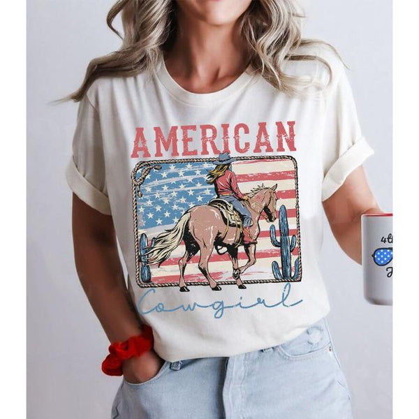 American Cowgirl Graphic Tee