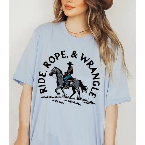 Ride, Rope, & Wrangle Graphic Tee
