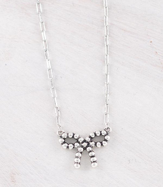 Dainty Bow Necklace