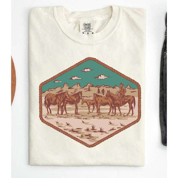 Vintage Cowboy Style Tee
