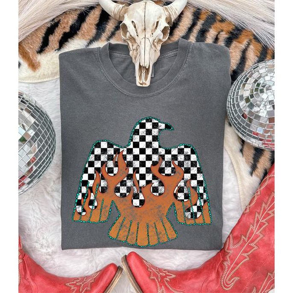 Checkered Thunderbird Tee