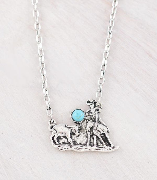 Cowboy Lasso Necklace