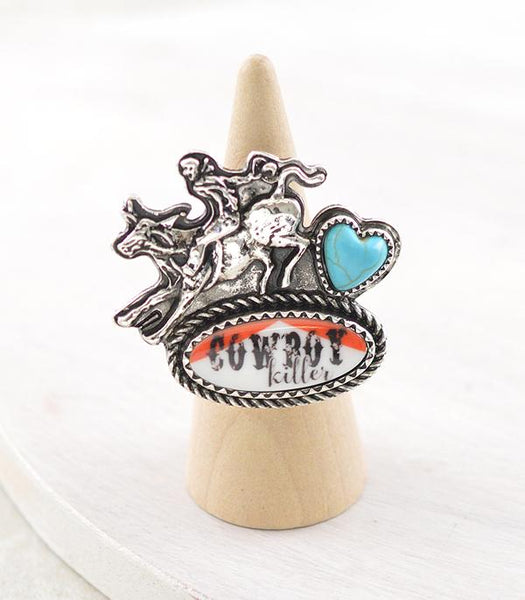 Cowboy Killer Concho Ring