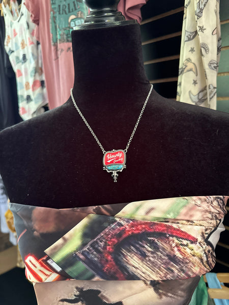 Howdy Cowboy Necklace