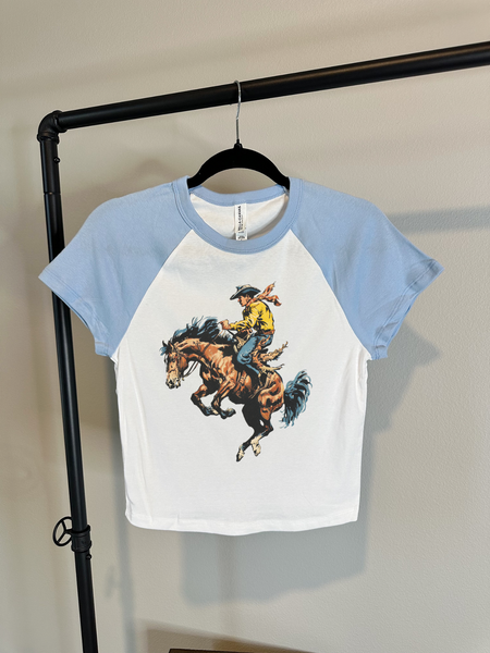 Buckin’ Cowboy Baby Tee