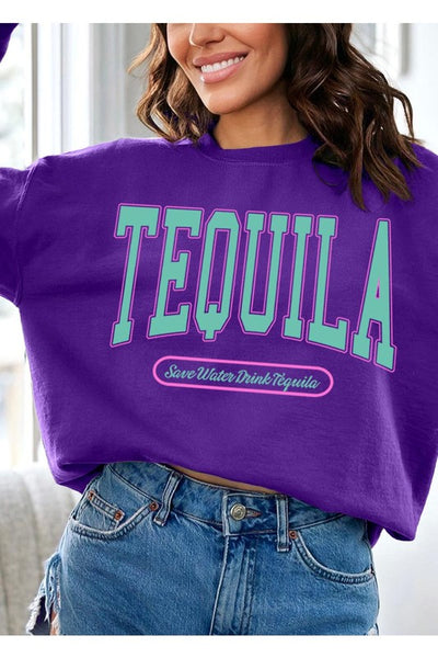 Tequila Drink Oversized Sweatshirt