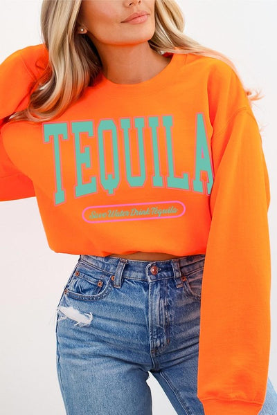 Tequila Drink Oversized Sweatshirt