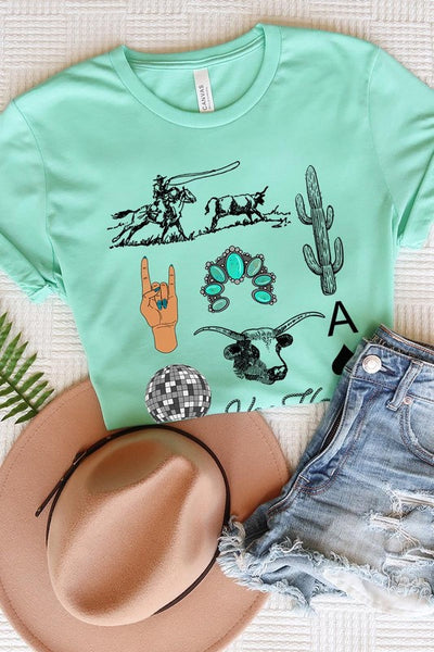 Western Life Tee - Multiple Colors