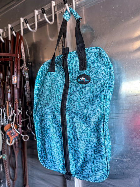 Dash for Cash (Turquoise) Luxury Tack Bag