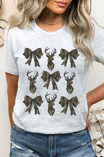 Deer Hunting Camo Bow Graphic Tee