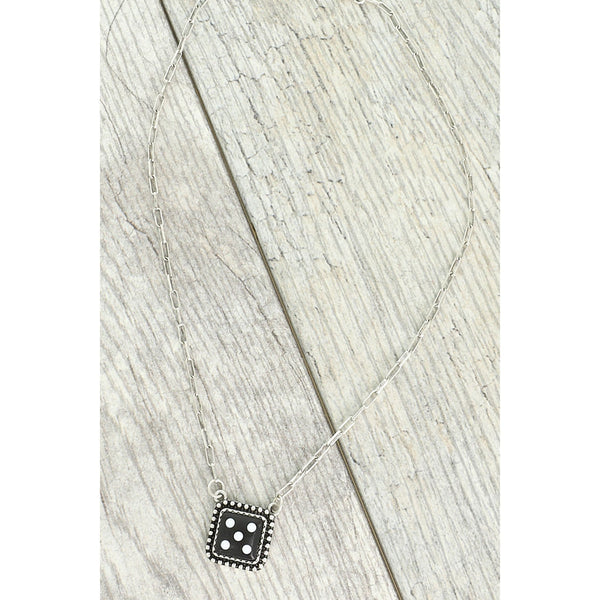Dice Pendant Necklace