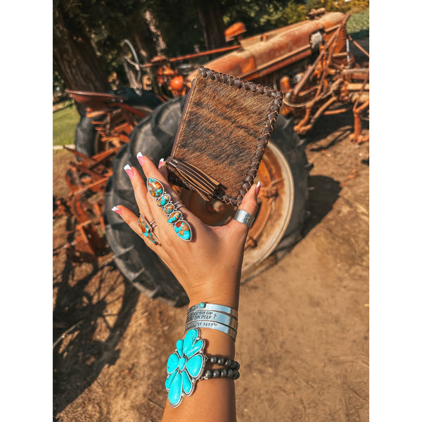 The Hazy Ryder Card Holder (Brown Leather) a Haute Southern Hyde by Beth Marie Exclusive