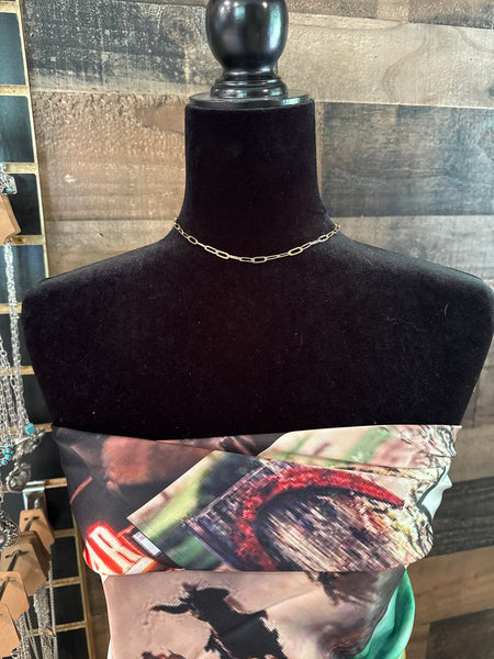 Paperclip Necklace - Gold