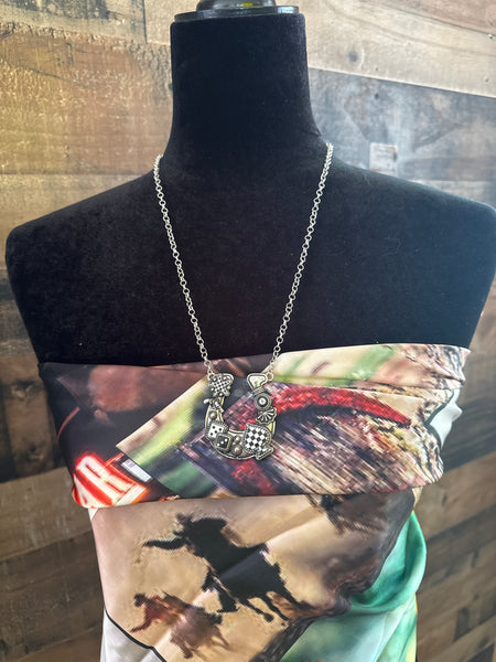 Punchy Horseshoe Necklace