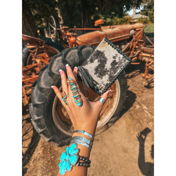 The Ryder Card Holder (Black Leather) a Haute Southern Hyde by Beth Marie Exclusive