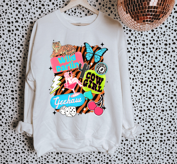 Wild Darlin Collage TEE or CREWNECK