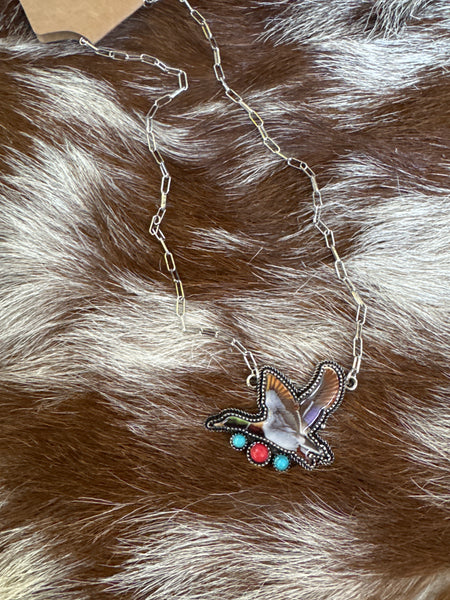 Mallard Duck Necklace