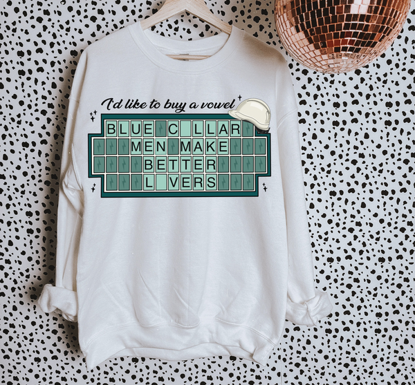 Buy a Vowel TEE or CREWNECK