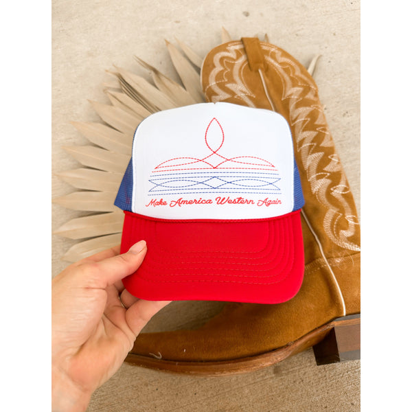 MAKE AMERICA WESTERN CAP