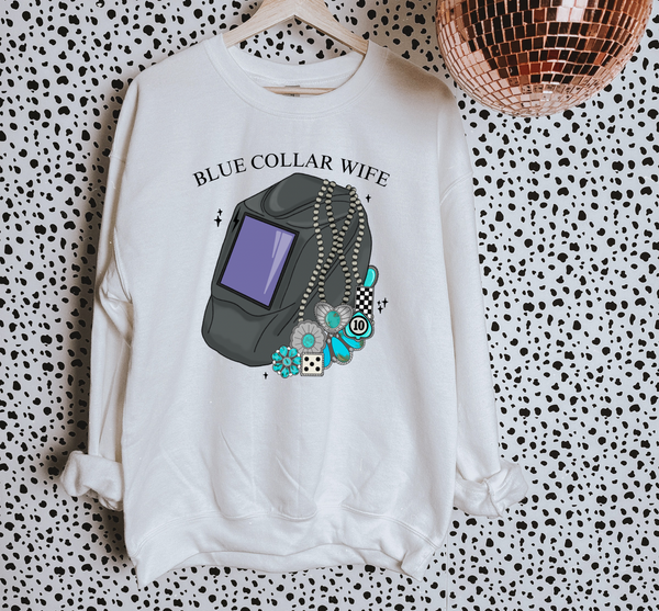 Blue Collar Wife (Welder) TEE or CREWNECK