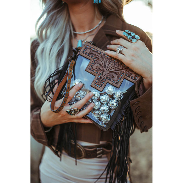 The Dana Clear Bag A Haute Southern Hyde by Beth Marie Exclusive