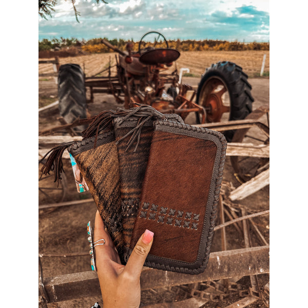 The Hazy Wesson (Brown Leather) Wallet a Haute Southern Hyde by Beth Marie Exclusive