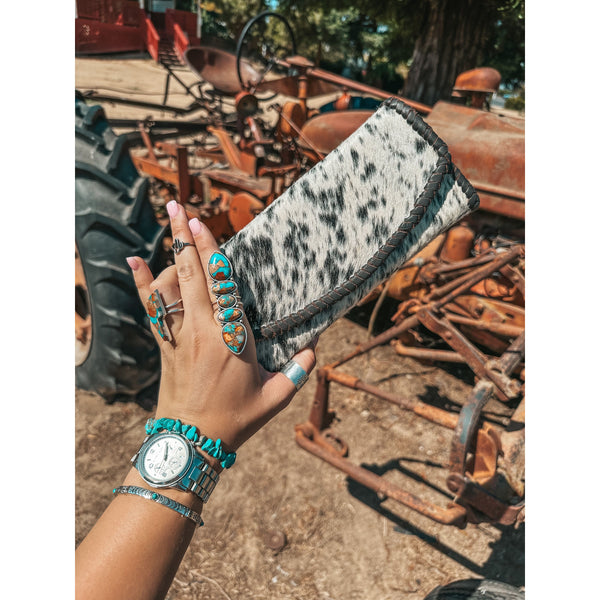 The Elva (Brown Leather) Wallet a Haute Southern Hyde by Beth Marie Exclusive