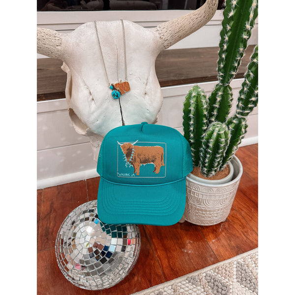 WA TURQUOISE HIGHLAND CAP