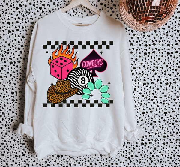 Cowboys Collage TEE or CREWNECK