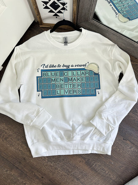 Buy a Vowel TEE or CREWNECK