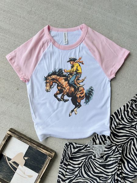 Buckin’ Cowboy Baby Tee