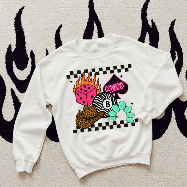 Cowboys Collage TEE or CREWNECK