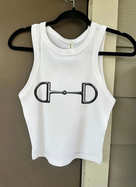 Snaffle Bit Cropped Tank