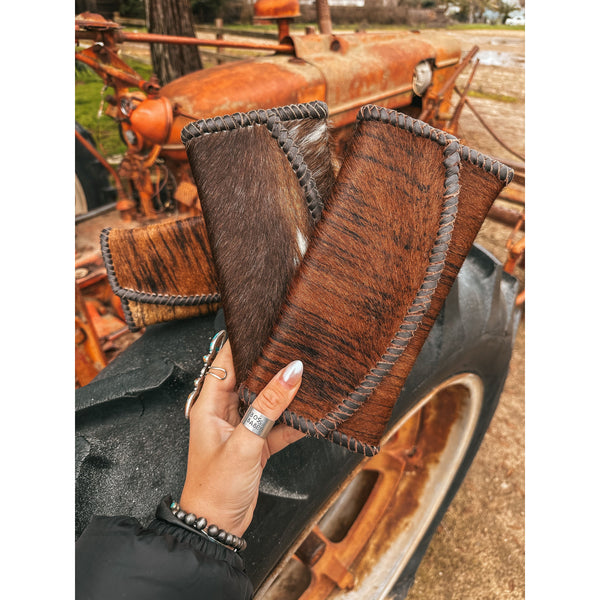 The Hazy Elva Wallet (Brown Leather ) a Haute Southern Hyde by Beth Marie Exclusive