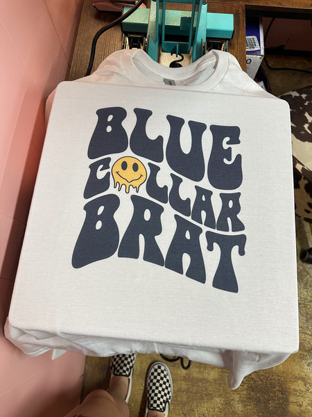 Blue Collar Brat TEE or CREWNECK