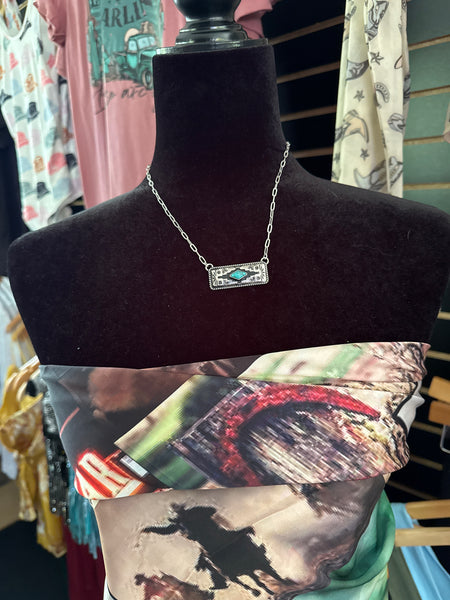 Missed Call Bar Necklace