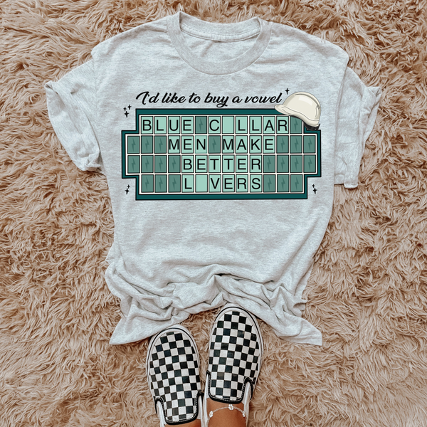 Buy a Vowel TEE or CREWNECK