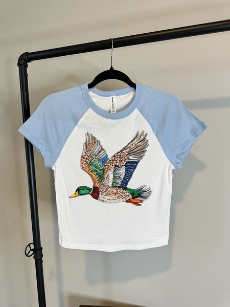 Rhinestone Mallard Baby Tee