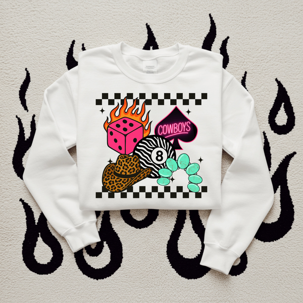 Cowboys Collage TEE or CREWNECK