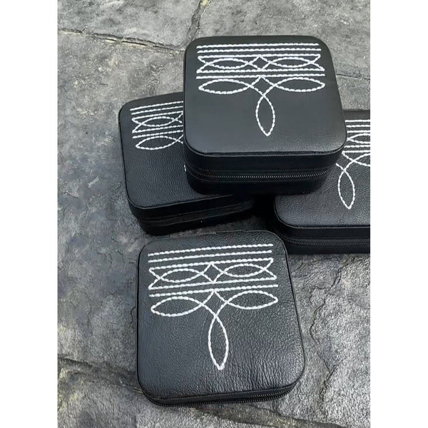 Mini Boot Stitch Jewelry Case