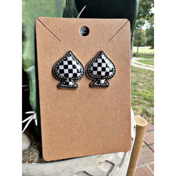 Spade Earrings