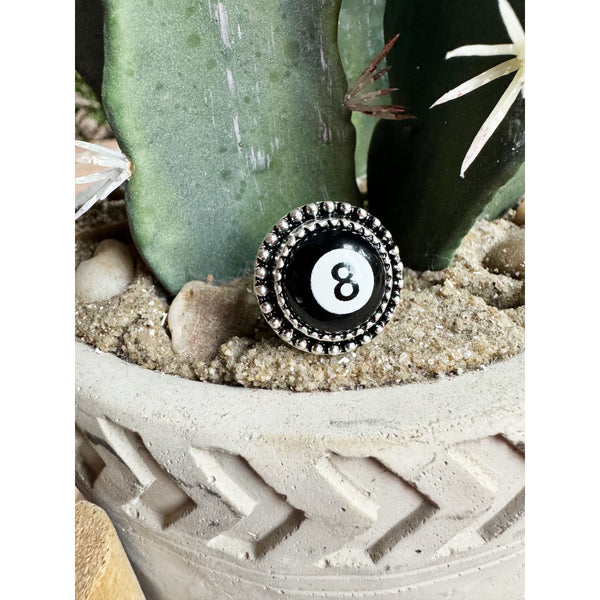 8 Ball Adjustable Ring